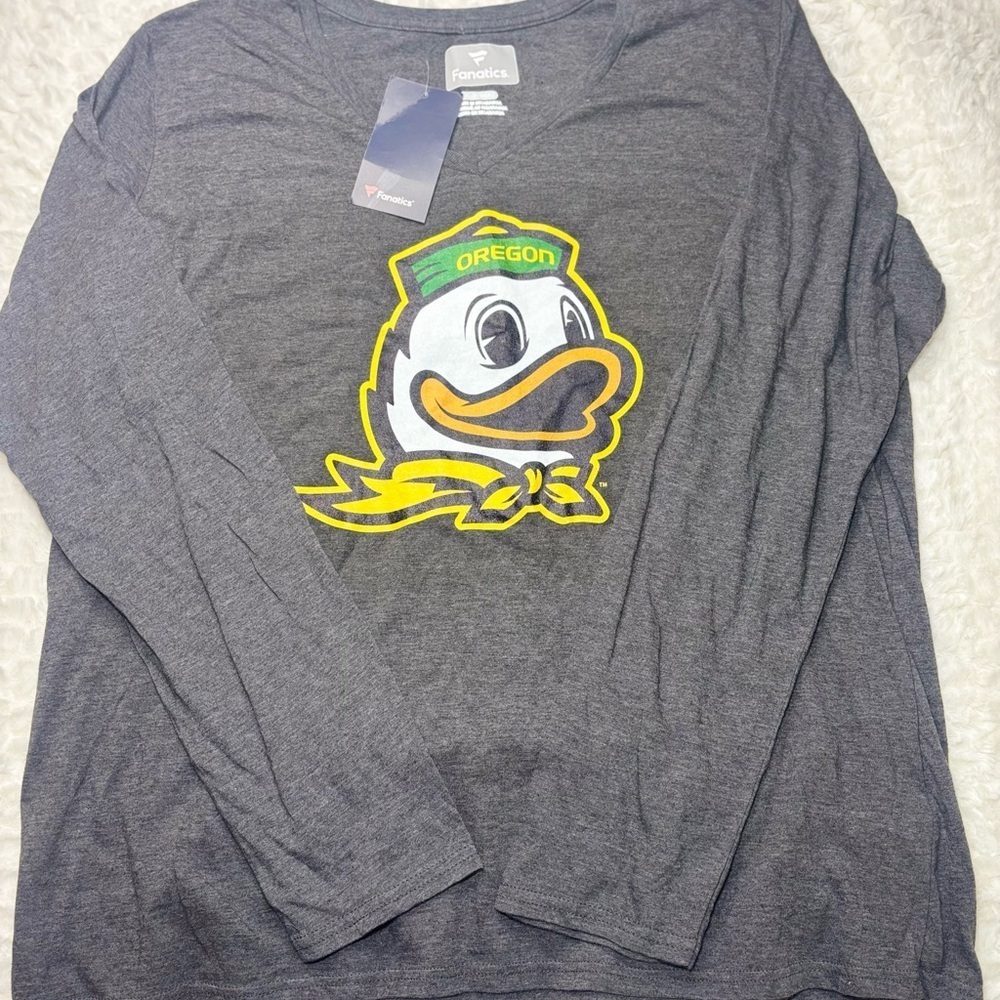 Fanatics Charcoal Oregon Ducks Tee